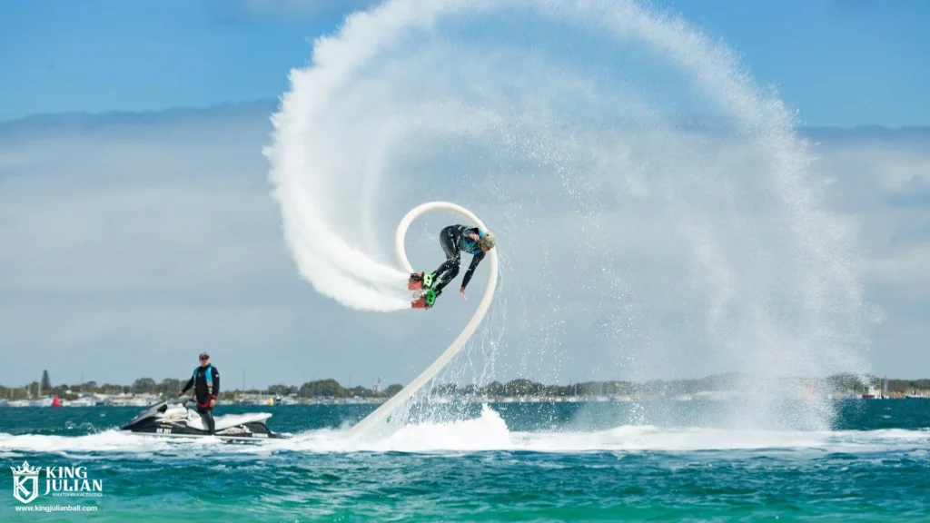Bali Fly Board – Extreme Water Sport Experience in Tanjung Benoa King Julian Bali – Private Tour & Activities