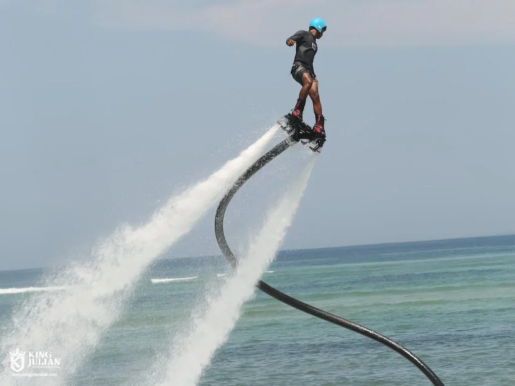 Bali Fly Board – Extreme Water Sport Experience in Tanjung Benoa King Julian Bali – Private Tour & Activities