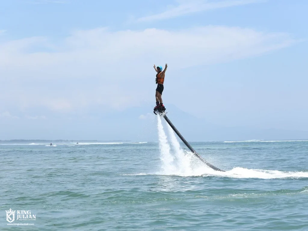 Bali Fly Board – Extreme Water Sport Experience in Tanjung Benoa King Julian Bali – Private Tour & Activities