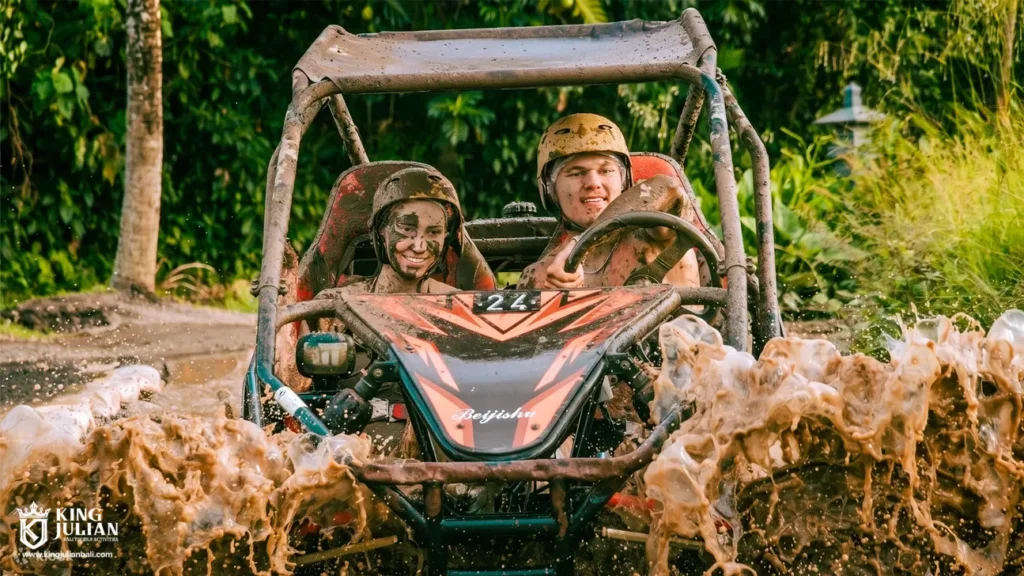 Private UTV Jungle Buggy Adventure in Bali with jungle tracks, muddy routes, tunnels, and scenic off-road terrain King J