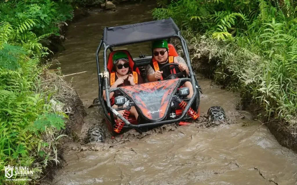 Private UTV Jungle Buggy Adventure in Bali with jungle tracks, muddy routes, tunnels, and scenic off-road terrain King J
